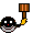 Schwarze Smilies (20) Smiley – Schwarze